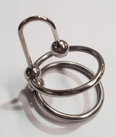 Dual Glans Rings for Powerful BDSM Sensation Play Penis Plugs